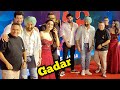 Ameesha Patel With Sunny Deol Director Anil Sharma Utkarsh Sharma And Rajveer Deol at Gadar Premiere