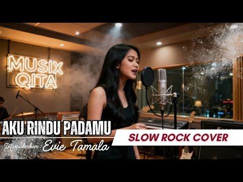 Lagu Galau, AKU RINDU PADAMU - EVIE TAMALA | SLOW ROCK COVER by Musix Qita