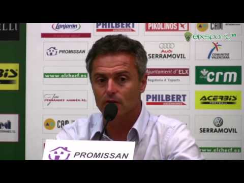 Elxsport.com: J.5 Elche CF - Sporting de Gijón - Postpartido - Fran Escribá