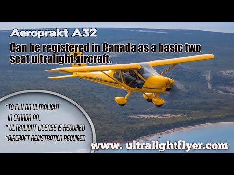 Aeroprakt A32 Vixxen, Canadian Two Seat Ultralight Aircraft Aircraft