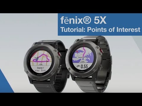 Garmin fēnix 5X Tutorial - Points of Interest