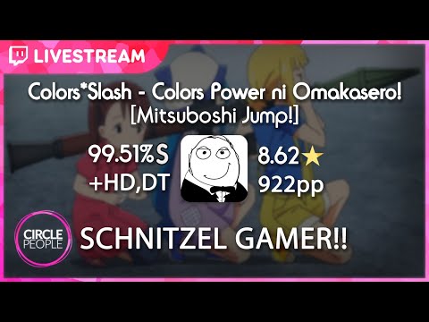 osu! | Micca | Colors*Slash - Colors Power ni Omakasero! [Mitsuboshi Jump!] +HDDT 99.51% FC 922pp #1