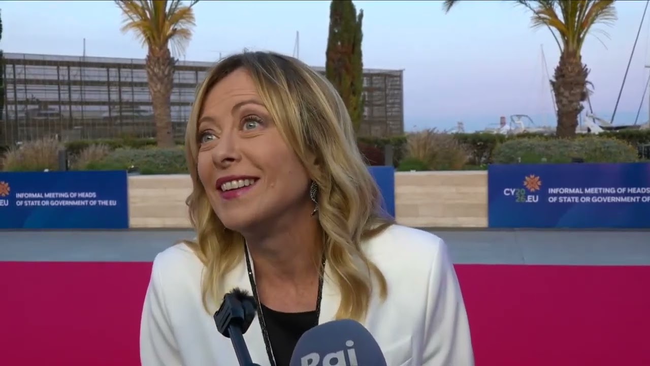GIORGIA MELONI: "NESSUNO PUÒ DIRE CHE L'ITALIA NON HA I CONTI IN ORDINE"
