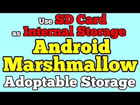 Android 6.0 Marshmallow Adoptable Storage