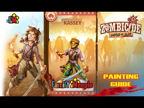 Kassey - Survivor -  Zombicide - Undead or Alive: Slap Chop (MKII) Painting Guide