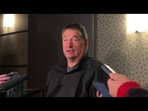 Brother of James Smith Cree Nation stabbings victim speaks with reporters