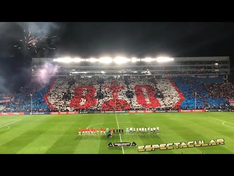 "GRAN Recibimiento Nacional vs Internacional" Barra: La Banda del Parque &bull; Club: Nacional
