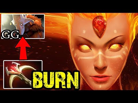 Iceberg [Lina] You're on Fire 1kGPM, 24Kills | Dota 2 Highlight