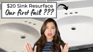 🌟EPOXY A SINK WITH RUSTOLEUM | FAIL OR NO FAIL?