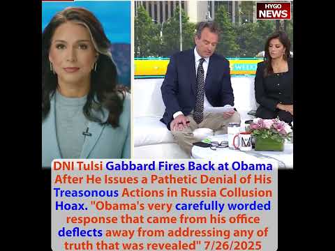 Ilhan Omar mocks 'American stupidity'; Sen Hirono Gotcha Question DEI; Tulsi Fires Back at Obama