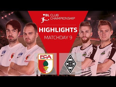 FC Augsburg - Borussia Mönchengladbach | Highlights - 9. Spieltag | VBL Club Championship 2019/20