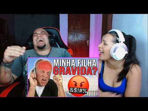 REAGINDO AO TROTE PRO SOGRO - FILHA GRÁVIDA 😂 @ModderOficial