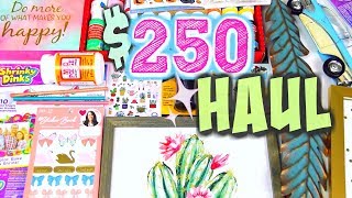 HUGE HAUL!! $250 of ART SUPPLIES & DECOR