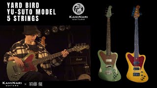 Video thumbnail for YARD BIRD YU-SUTO MODEL 5 STRINGS by KAMINARI GUITARS