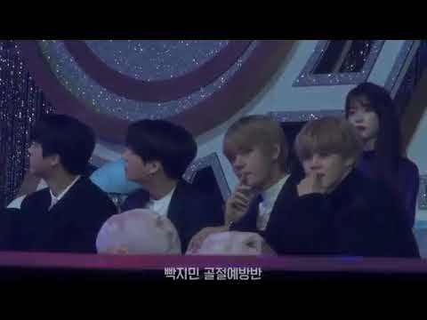 [FANCAM] 180110 BTS reaction to "WANNA ONE - Energetic + Twilight" @ 32nd Golden Disc Awards 2018