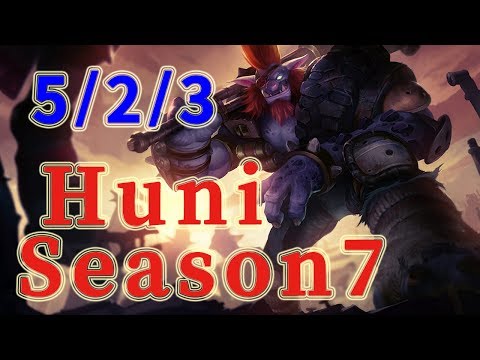 SKT T1 Huni Trundle TOP vs Mordekaiser Patch 7.14