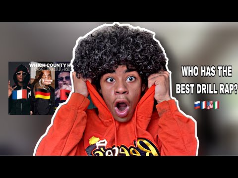 DRILL MUSIC IN DIFFERENT COUNTRIES (ALBANIA 🇦🇱 POLAND🇵🇱, FRANCE 🇫🇷, GERMANY 🇩🇪) USA REACTION
