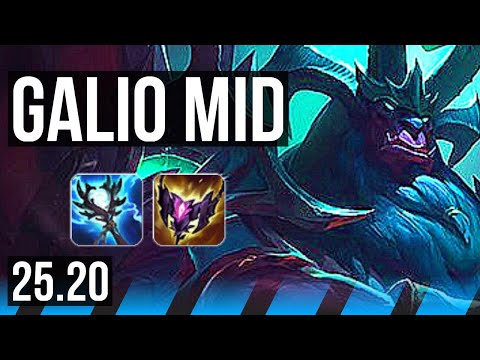 GALIO vs AHRI (MID) | KR Grandmaster | 25.20