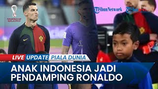 Viral Anak Indonesia Jadi Pendamping Ronaldo di Piala Dunia 2022, El Ibrahim Gugup Sekaligus Senang