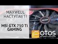 Обзор видеокарты MSI GTX 750 Ti Gaming. Maxwell наступает ...