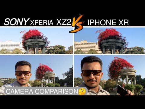 Sony Xperia XZ2 vs iPhone XR Camera Comparison 🧐📸 | 18000 vs 75000...