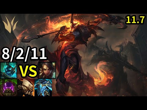 Hecarim Jungle vs Nidalee - KR Grandmaster | Patch 11.7