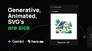Generative SVG's with Animation with HeroUI & Gemini