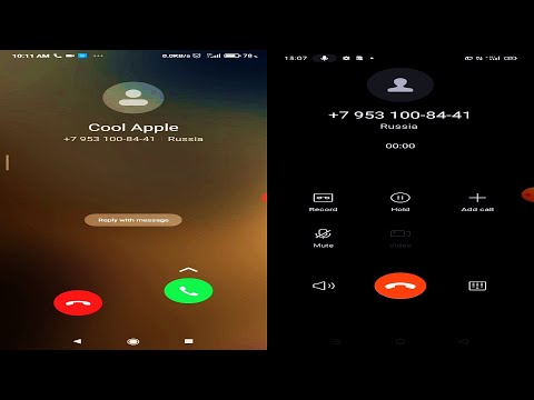 Realme C21 vs Xiaomi Mi 9T screen video/ Incoming calls