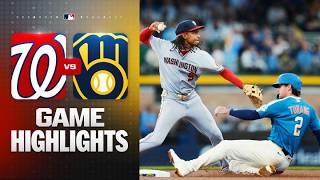 Nationals vs. Brewers Game Highlights (4/12/26) | MLB Highlights