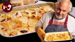 Este PASTEL de PATATA francés es ideal para aprovechar los RESTOS de QUESO que tengas en la nevera