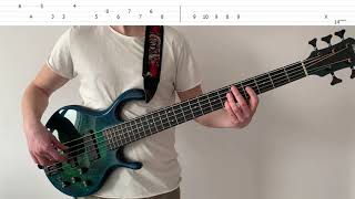 Mr. Bungle - "Dead Goon" Bass Tutorial with TABS (The "sick" moment)