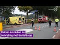Fietser overleden na aanrijding met bestelbusje