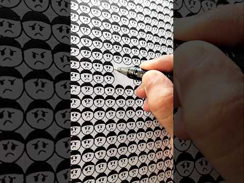 wait for the end 🪄 #smiley #satisfying #relaxing #art