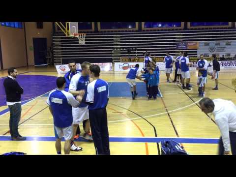 Presentación primer equipo C. D. B. Colomer Dental Algeciras junto con los Pre-minibasket