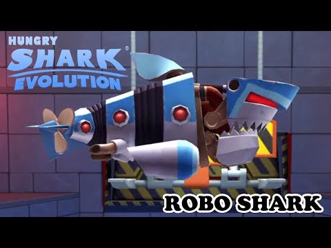 Hungry Shark Evolution Hack: Unlocked Robo Shark Special Walkthrough Gameplay