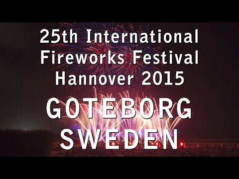 Int. Fireworks Festival Hannover 2015:  Goteborg - Sweden - Feuerwerk (Winner!)
