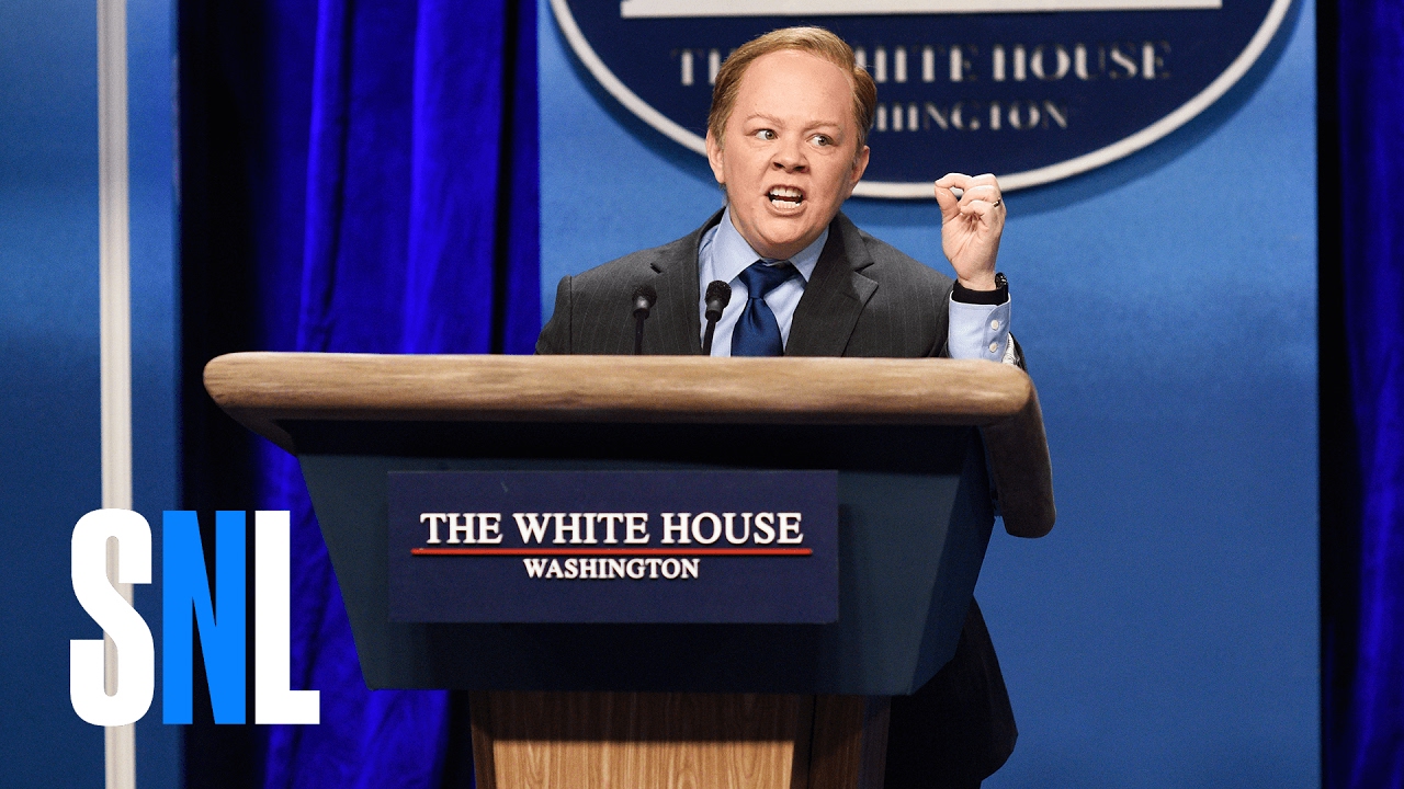 Sean Spicer Press Conference (Melissa McCarthy) - SNL - YouTube