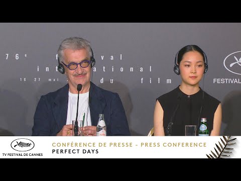 Perfect Days – Press Conference –EV – Cannes 2023