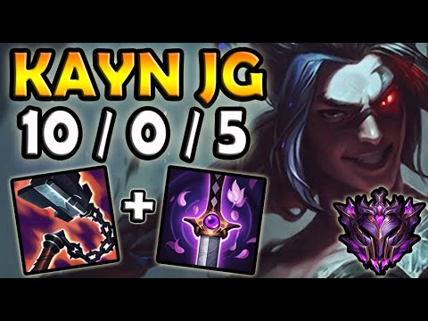 OTP Kayn vs Lillia [ JUNGLE ] Lol Master Korea 10.25