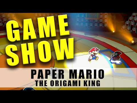 Paper Mario The Origami King Game Show - How to win Shy Guys Finish Last quiz and Sudden Death