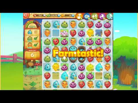 Farm Heroes Saga Level 141 NO boosters or companion 3 Stars