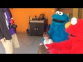 May 17th 2014 Busch Gardens Williamsburg VA Ally Savannah With Cookie Monster Elmo