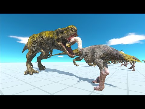 T-Rex vs Dodo Bird - The Most Unexpected Fight in ARBS | Animal Revolt Battle Simulator