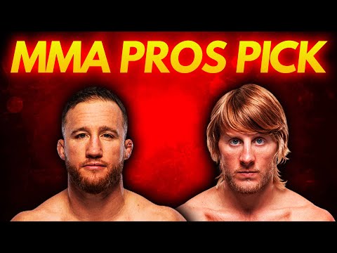 MMA Pros Pick ✅Justin Gaethje vs. Paddy Pimblett 👊UFC 324