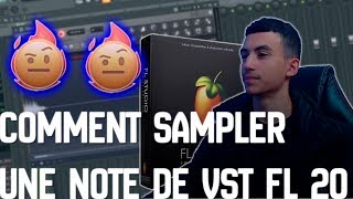 COMMENT SAMPLER UNE NOTE DE VST ET LE MANIPULER POUR POUVOIR JOUER TOUTES LES NOTES SUR FL 20 - tuto