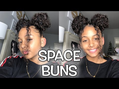 Space Buns + Edges Tutorial | LexiVee03
