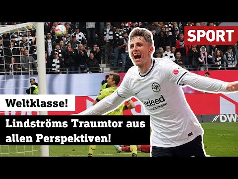 L1 + Kreis! Lindströms Traumtor aus allen Perspektiven | Eintracht Frankfurt | Bundesliga | Sport