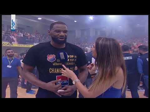 Lebanese Basketball League 2017/2018 - Homenetmen vs Riyadi - PostGame Sam Young