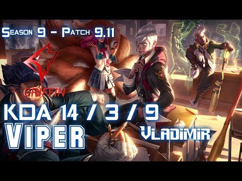 GRF Viper VLADIMIR vs SIVIR ADC - Patch 9.11 KR Ranked