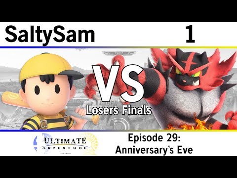 SaltySam (Ness) vs. 1 (Incineroar) - TUA: Episode 29 Anniversary's Eve Losers Finals